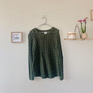PacSun Green Knit Sweater